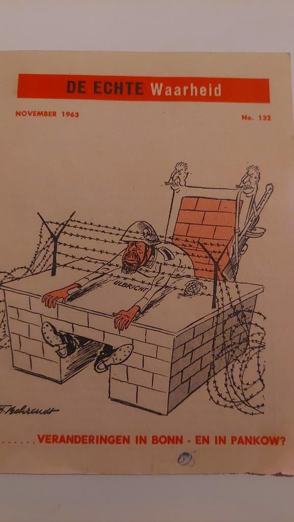 Boekje met Fritz Behrendt spotprent, Ophalen of Verzenden