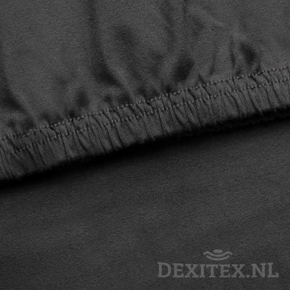 Queensbed Jersey hoeslaken - wit of antraciet, Matrasbestellen.nl, Verzenden, Buurserstraat 15 A, 7481 EG,Haaksbergen, Nieuw