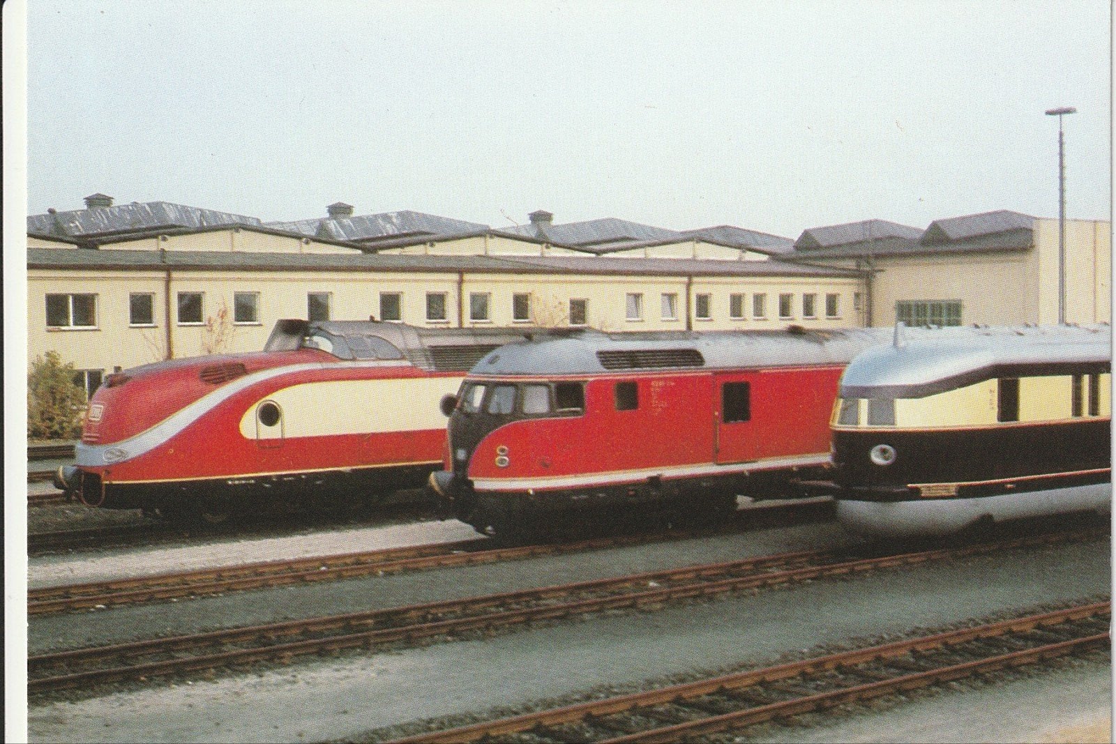 NURNBERG VERKEERSMUSEUM T.E.E. VLIEGENDE HAMBURGER, EIERKOPF, Ophalen of Verzenden, Zo goed als nieuw, Trein, Kaart of Prent