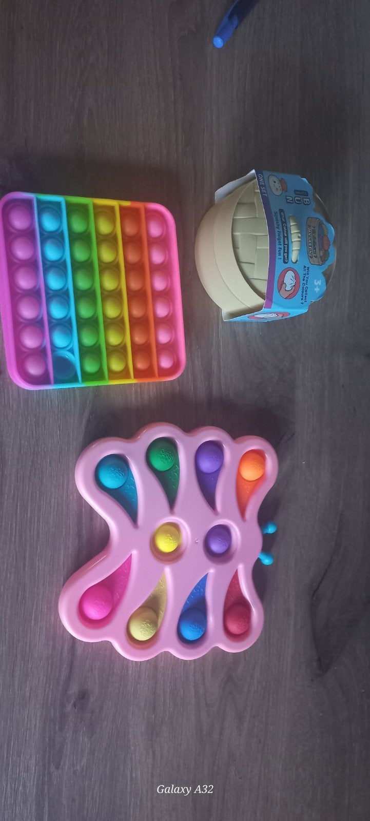 Leuke fidget toys set: Pop It, Simple Dimple en Squishy Bun, Ophalen of Verzenden, Zo goed als nieuw, Jongen of Meisje