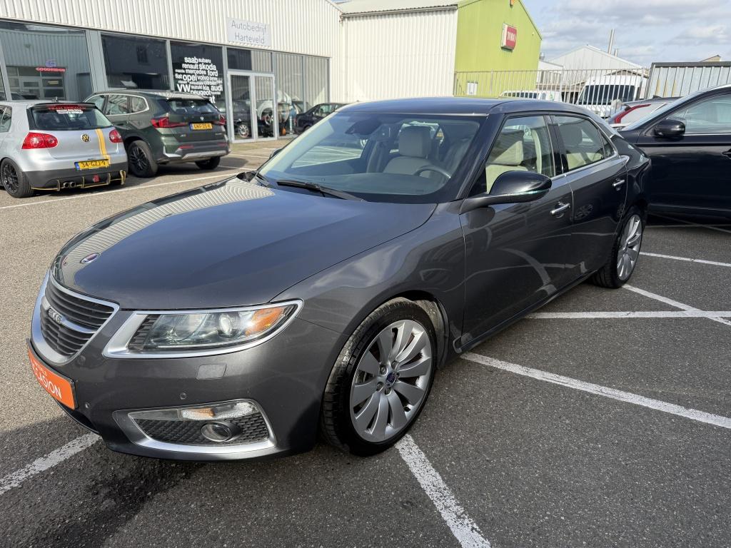Saab 9-5 2.8T Aero Exklusief XWD Automaat (bj 2011), Auto's, Saab, Automaat, Gebruikt, Beige, Leder