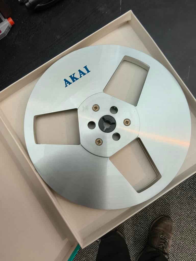 Akai metalen spoel 18 cm, Ophalen of Verzenden, Onderdeel