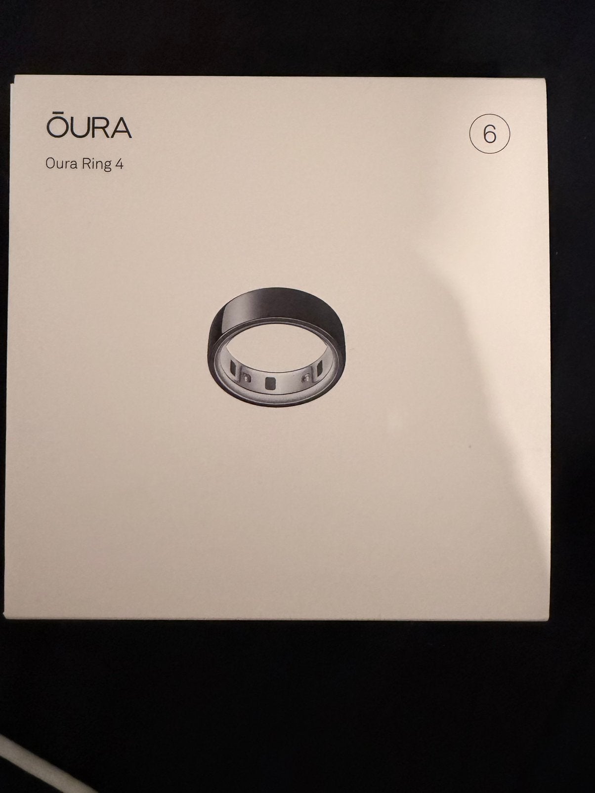 Oura Ring 4 - Size 6 - Black - New Condition, Ophalen of Verzenden, Nieuw, Zwart, IOS