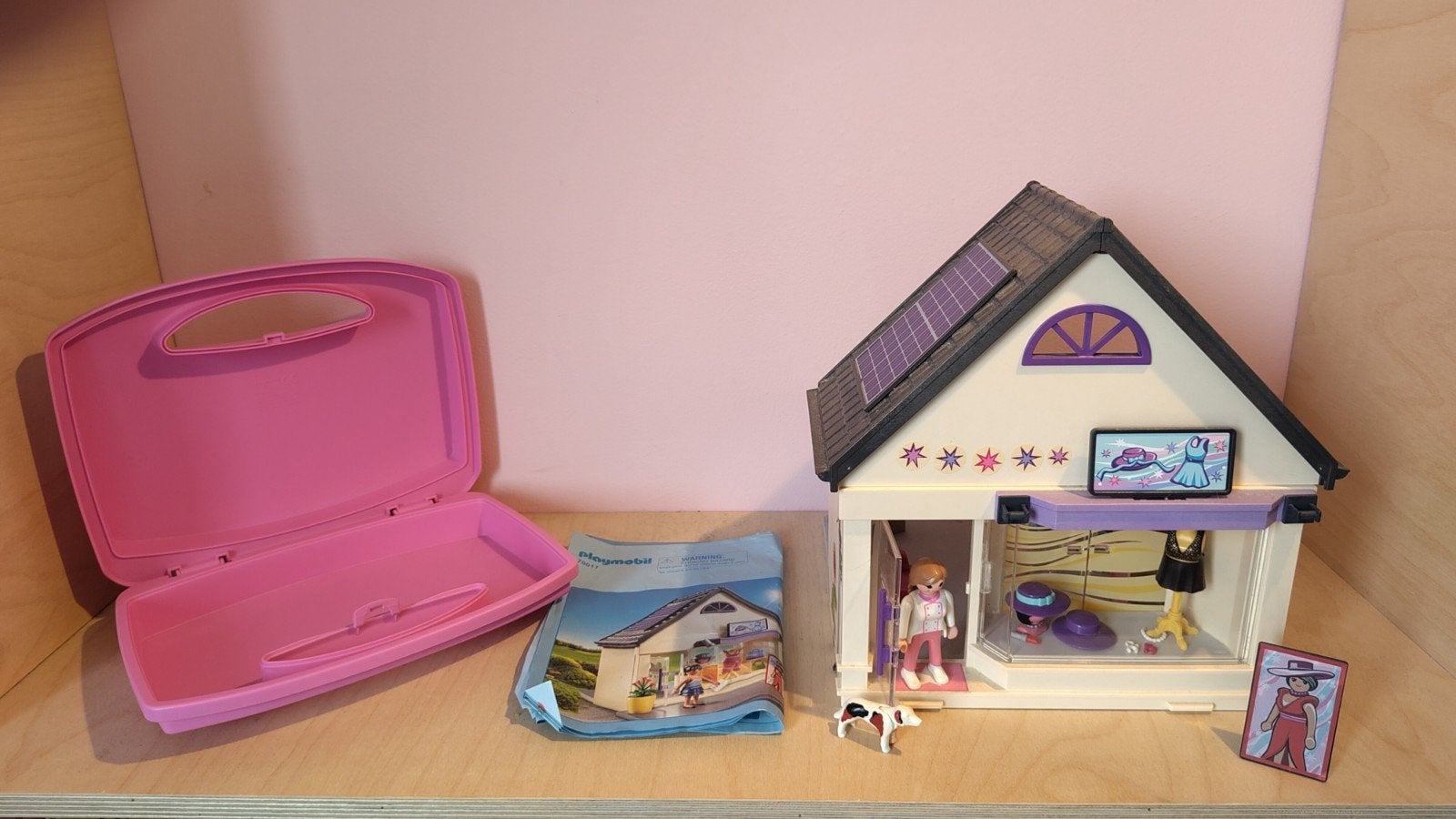 Playmobil City Life Modeboetiek met accessoires, Gebouw, Complete set, Ophalen of Verzenden, Zo goed als nieuw