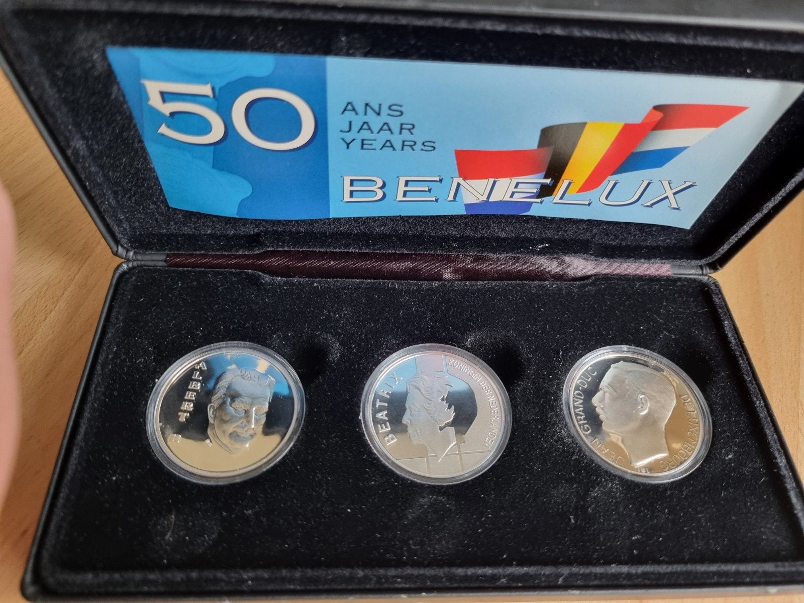 Zilveren munten set Benelux 1994., Setje, Koningin Beatrix, Zilver, Ophalen of Verzenden
