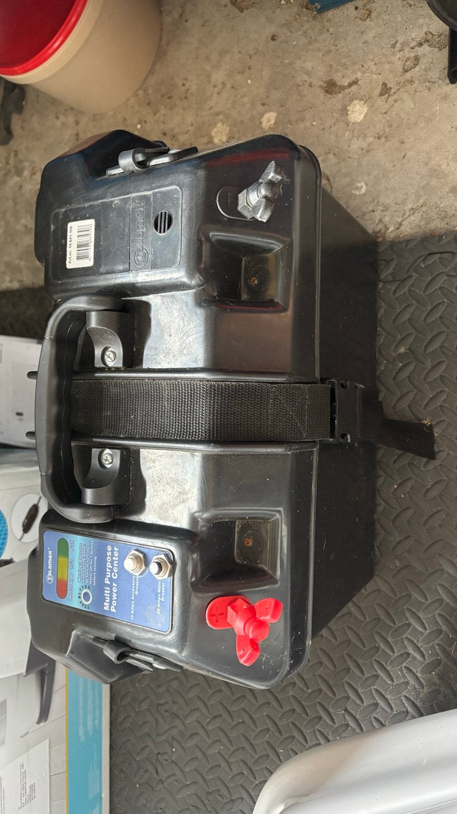 Optima BlueTop Marine Electromotor accu 975A75ah Talamexbak, Ophalen, Gebruikt