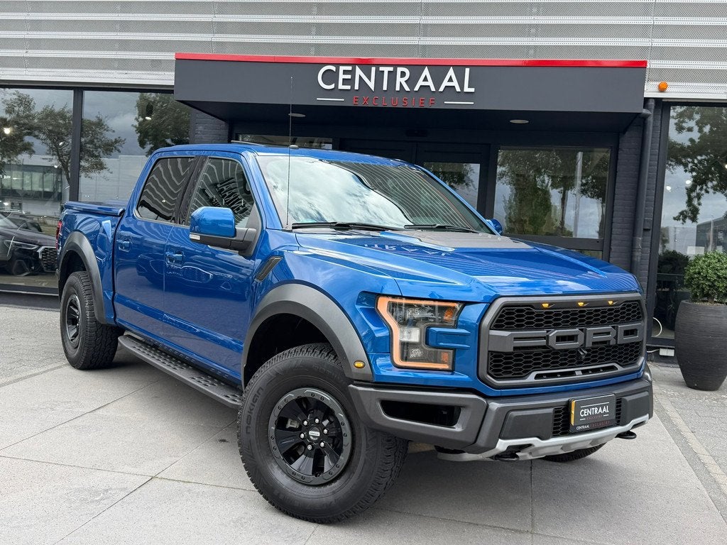 Ford F150 3.5 V6 Raptor Ecoboost SuperCrew B&O|Pano|Memory|L, Auto's, Automaat, Blauw, F-150, Bedrijf
