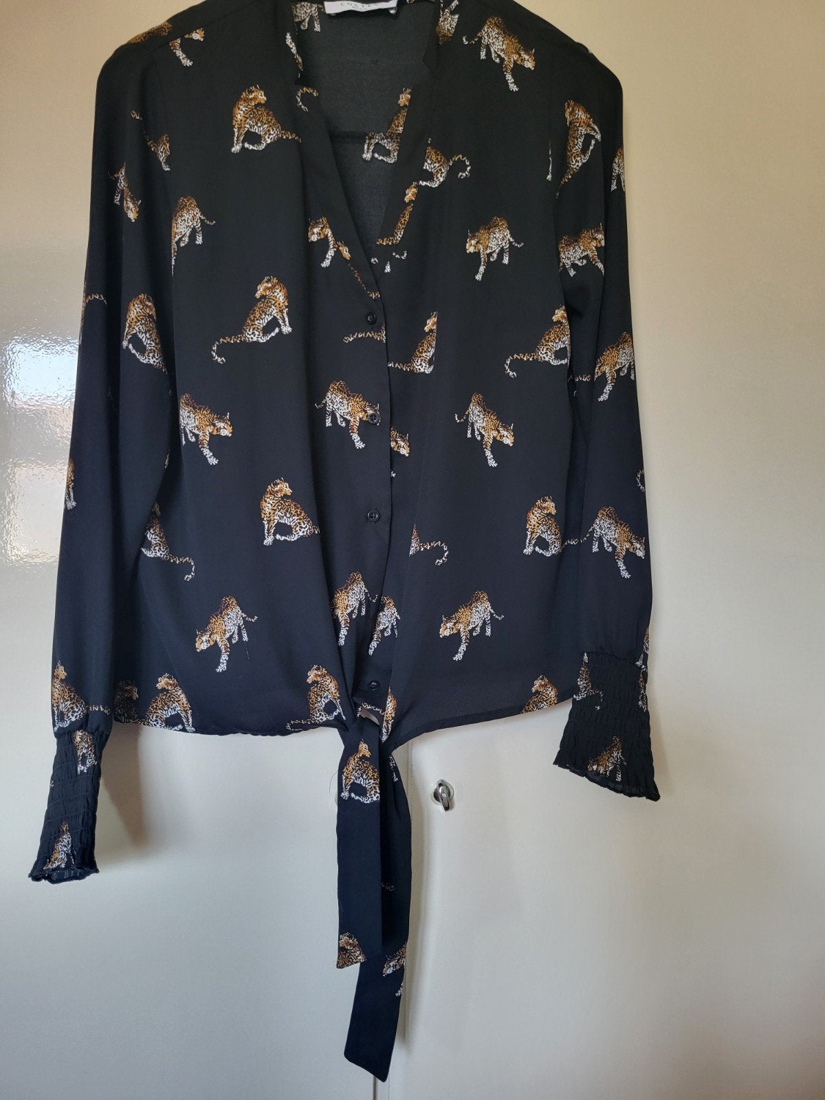 LEUKE BLOUSE VAN COSTES, Verzenden, Zwart, Maat 46/48 (XL) of groter, Zo goed als nieuw