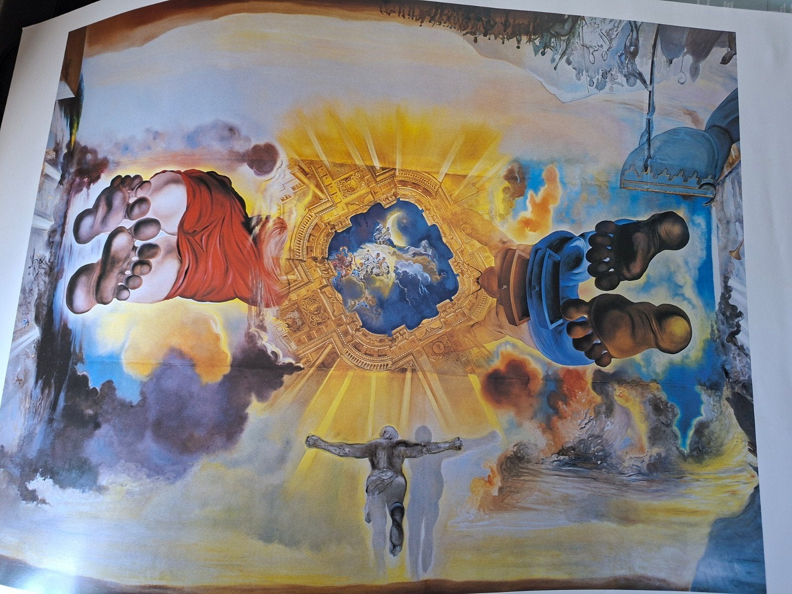 Salvador Dali poster, Ophalen, Rechthoekig Liggend, Zo goed als nieuw, A1 t/m A3