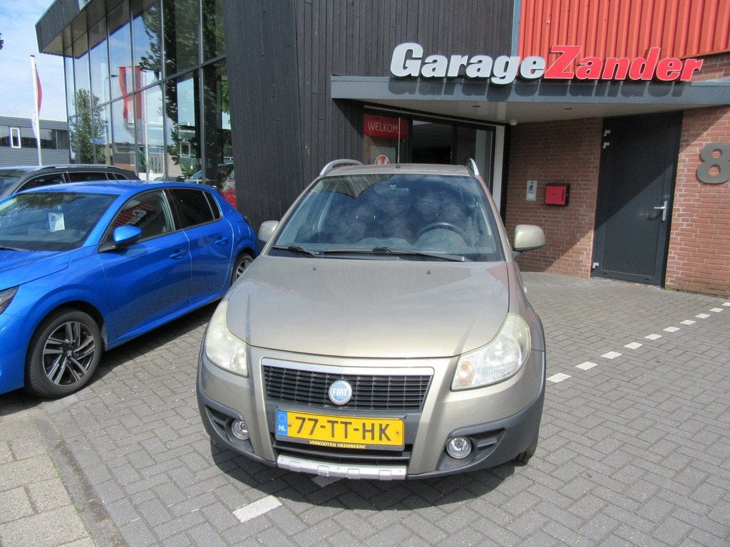 Fiat Sedici 1.6-16V Experience, Auto's, Stof, Gebruikt, Zwart, 4 cilinders