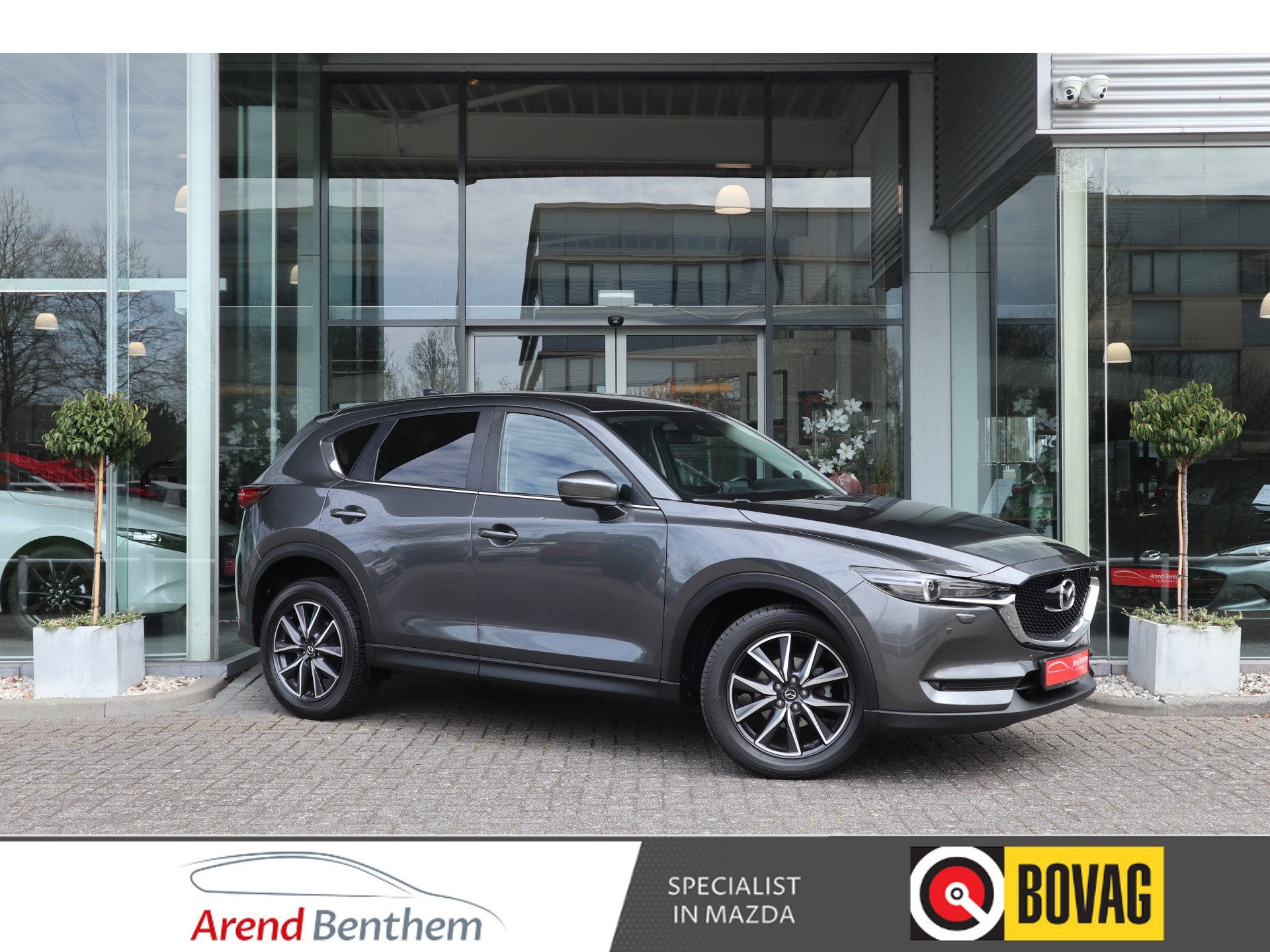 Mazda CX-5 2.0 SkyActiv-G 165 Automaat / Leer / Bose / Navi, 15 km/l, Gebruikt, Zwart, 4 cilinders