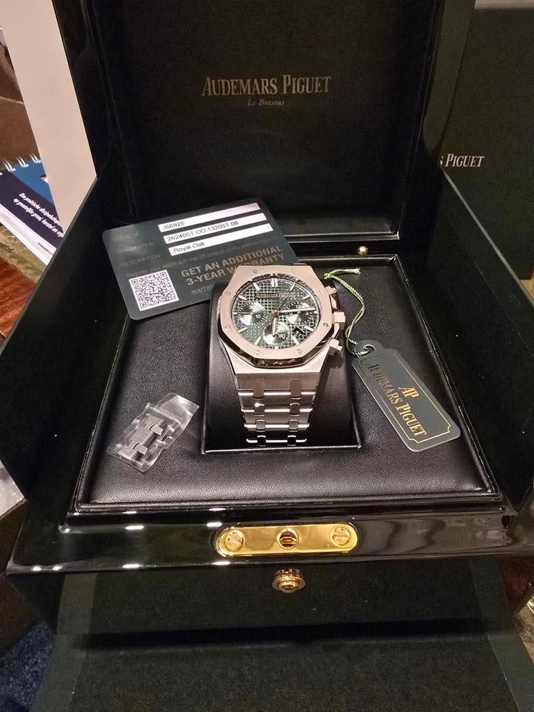 Audemars Piguet Royal Oak Chronograaf 26240ST.OO.1320ST.08, Sieraden, Tassen en Uiterlijk, Horloges | Heren, Ophalen of Verzenden