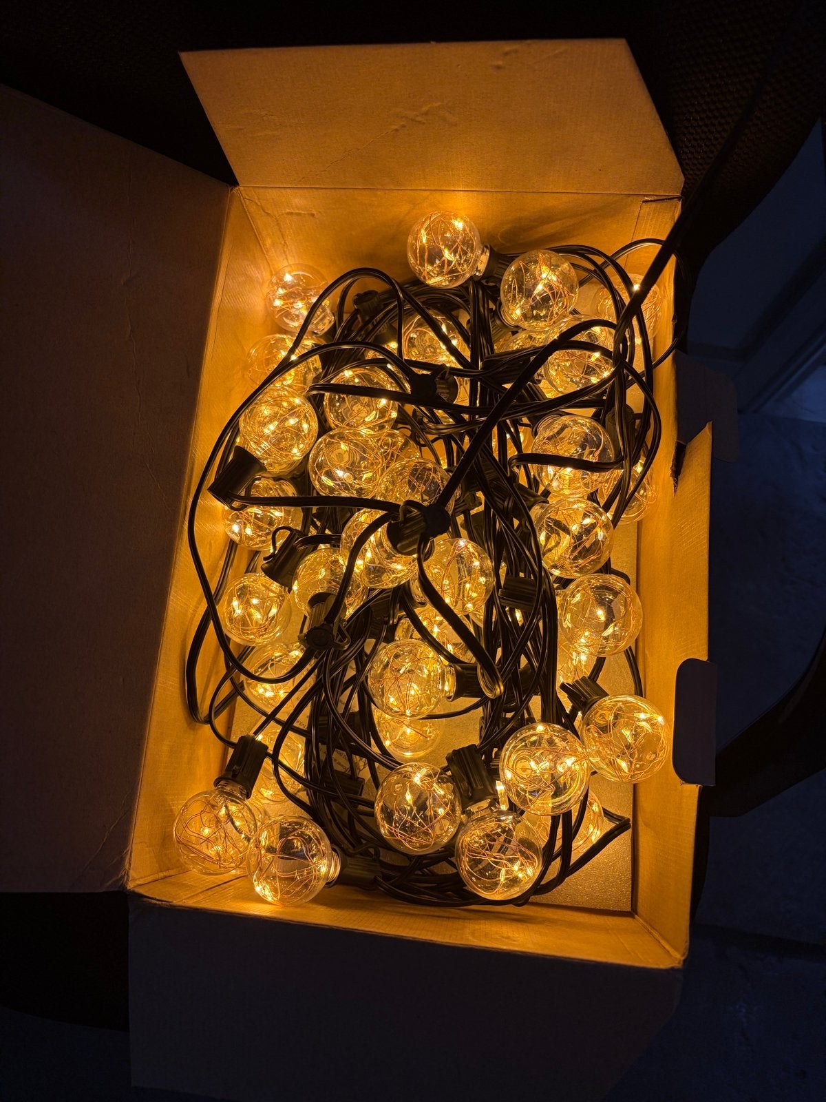 G40 Bulb String Lights - Sfeervolle Verlichting, Kunststof, Minder dan 50 watt, Overige typen, Nieuw