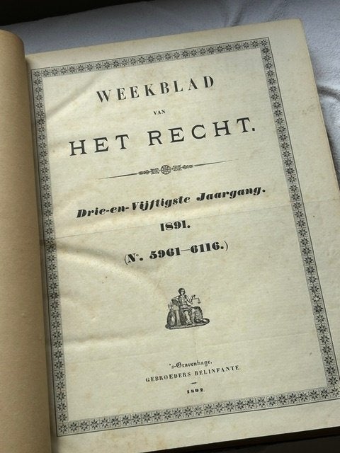 Weekblad van het Recht, Ophalen, Gelezen, Wetenschap en Natuur