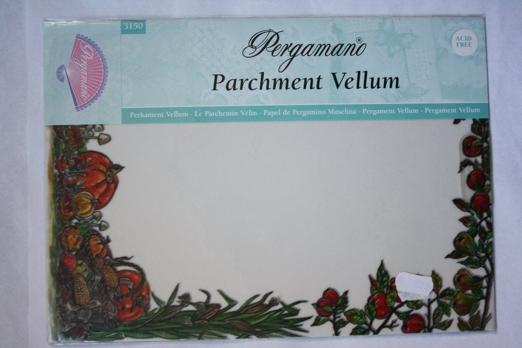 2 pakjes Pergamano perkament vellum herfst 3D elementen 3150, Hobby en Vrije tijd, Kaarten | Zelf maken, Verzenden, Nieuw, Natuur