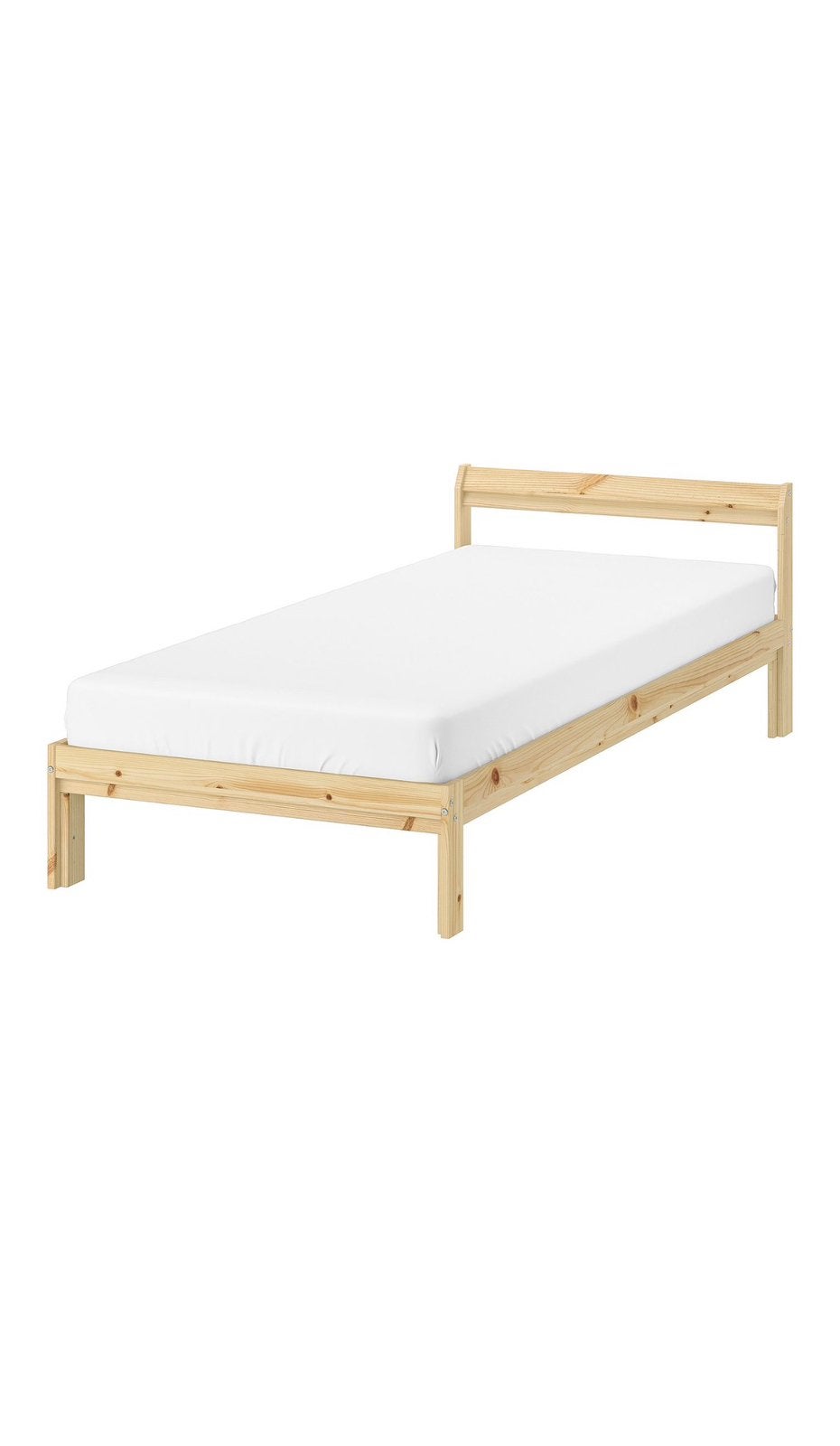 1 persoons bed incl. Lattenbodem, Ophalen, 90 cm, Zo goed als nieuw, Hout