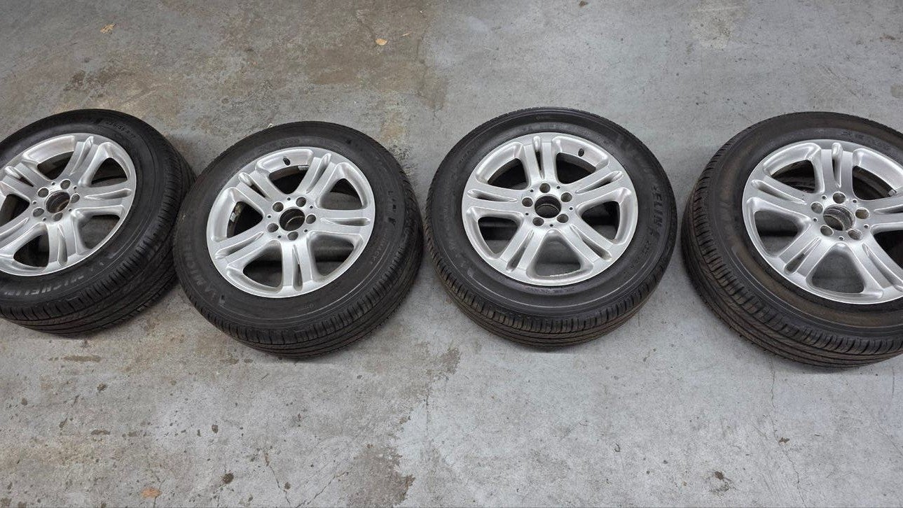 Mercedes W221 S-Klasse 17 inch zomerset / Michelin, Ophalen, Gebruikt, Banden en Velgen, 17 inch