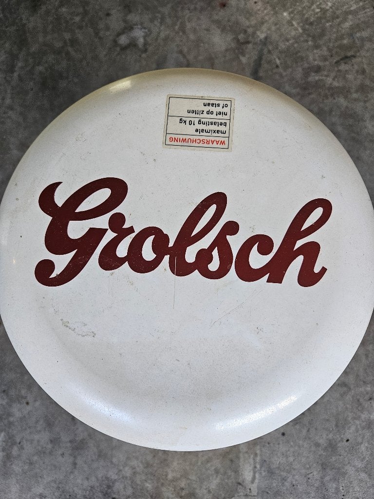 Te koop: Grolsch beugeldopkrukje, Ophalen of Verzenden, Zo goed als nieuw