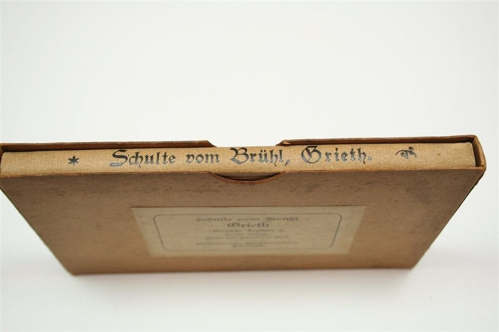 Grieth — Schulte vom Brühl, Bergische Verhalen Cassette 1903, Ophalen of Verzenden, Gelezen