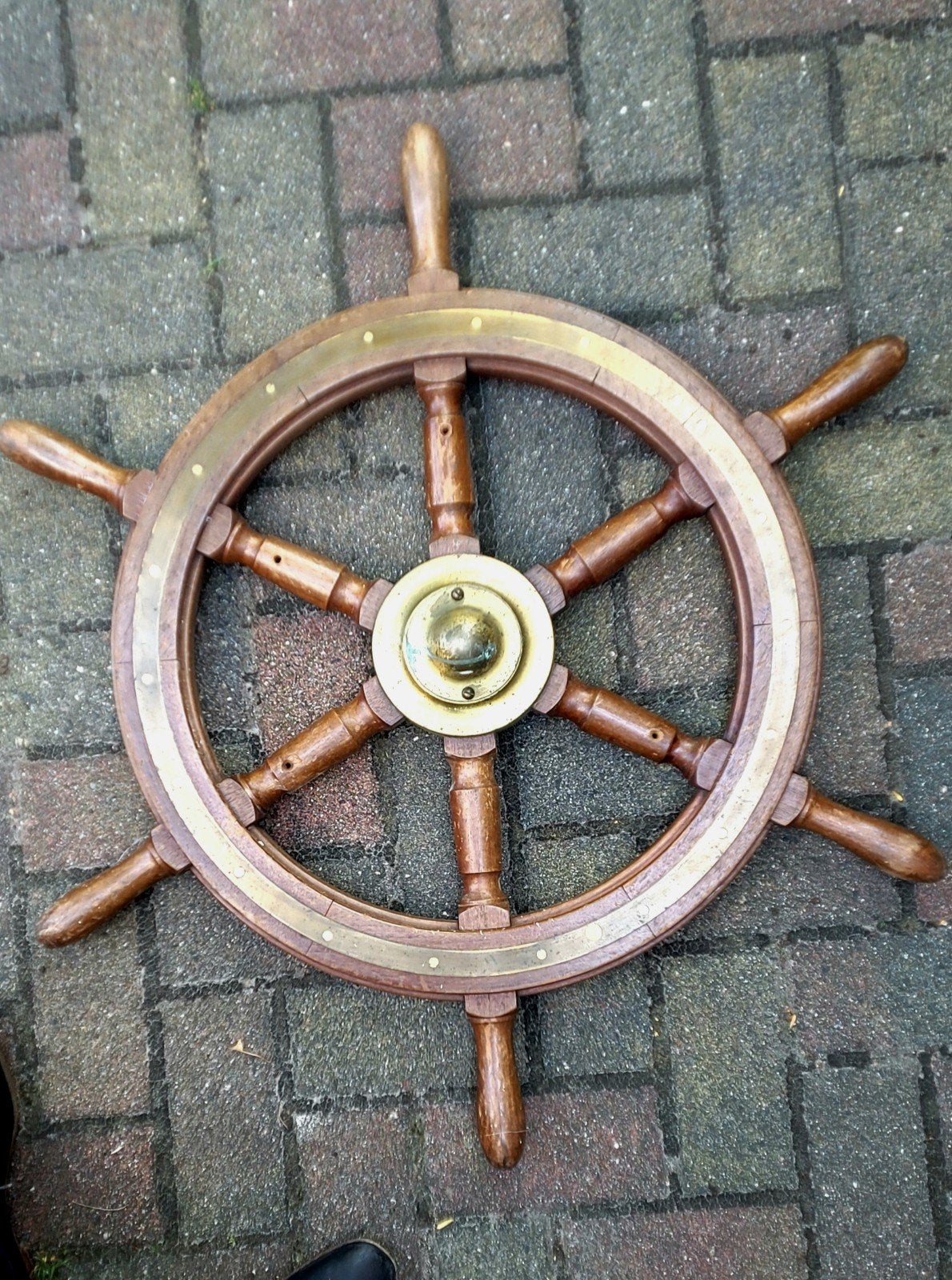 origineel stuurwiel, Ophalen of Verzenden, Gebruikt, Zeilboot of Motorboot