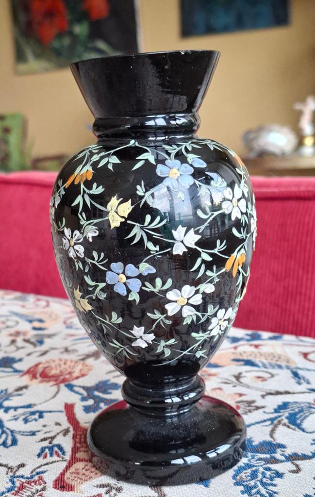 Opaline vaas, Antiek en Kunst, Ophalen of Verzenden