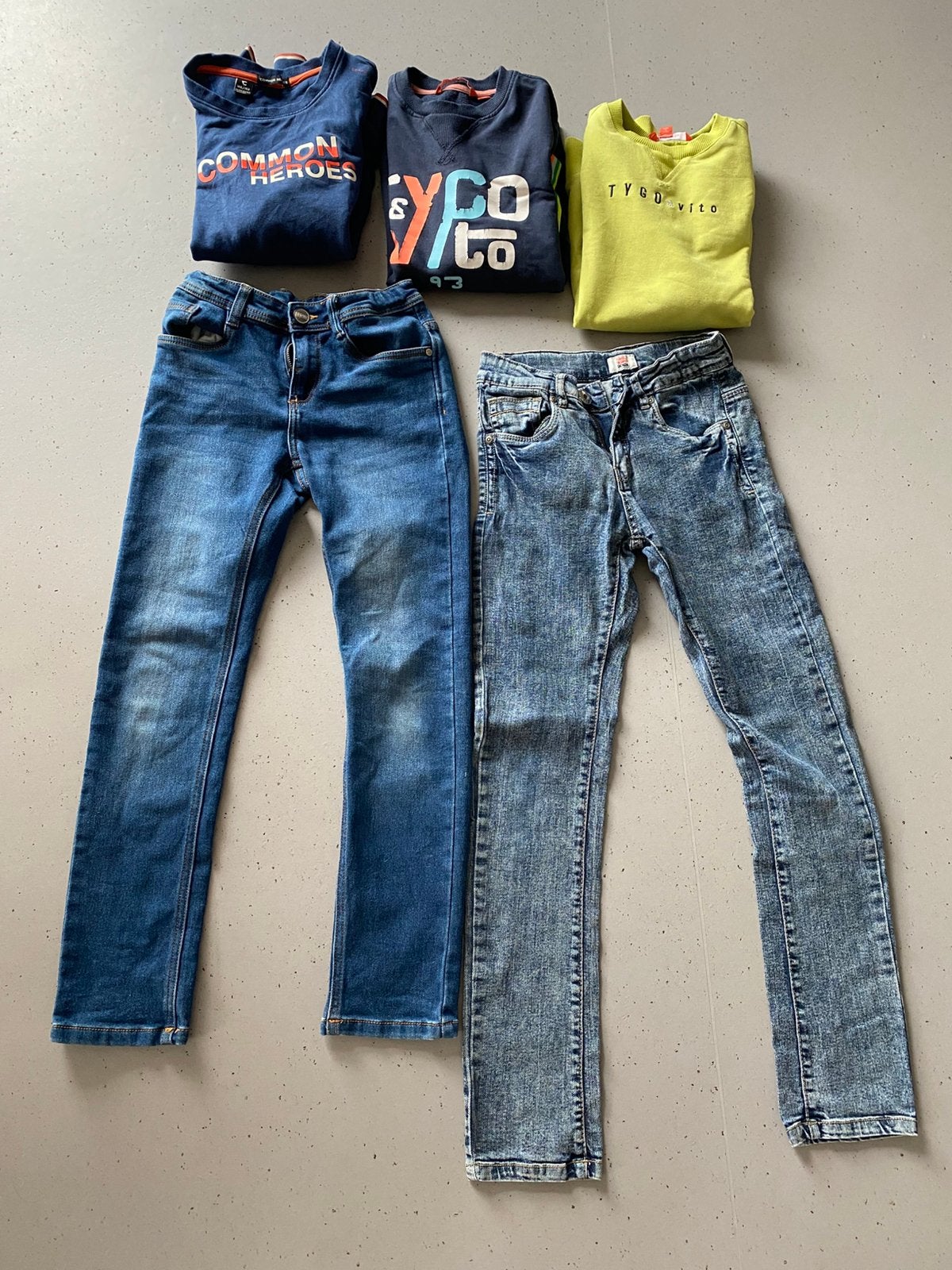 Pakket kinderkleding maat 146, Ophalen of Verzenden, Gebruikt, Maat 146