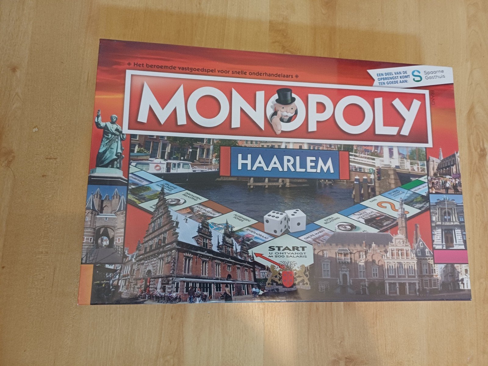 Monopoly Haarlem Nieuw - Het beroemde vastgoedspel, Drie of vier spelers, Ophalen of Verzenden, Zo goed als nieuw, Hasbro