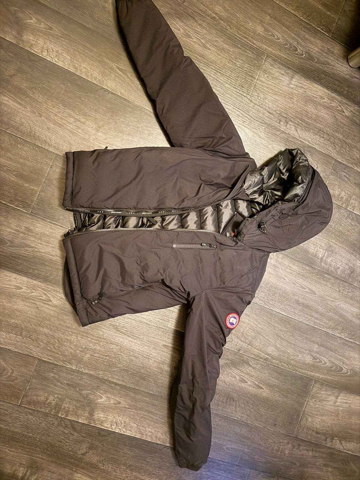 Winter jas, Ophalen, Zo goed als nieuw, Maat 48/50 (M), Zwart