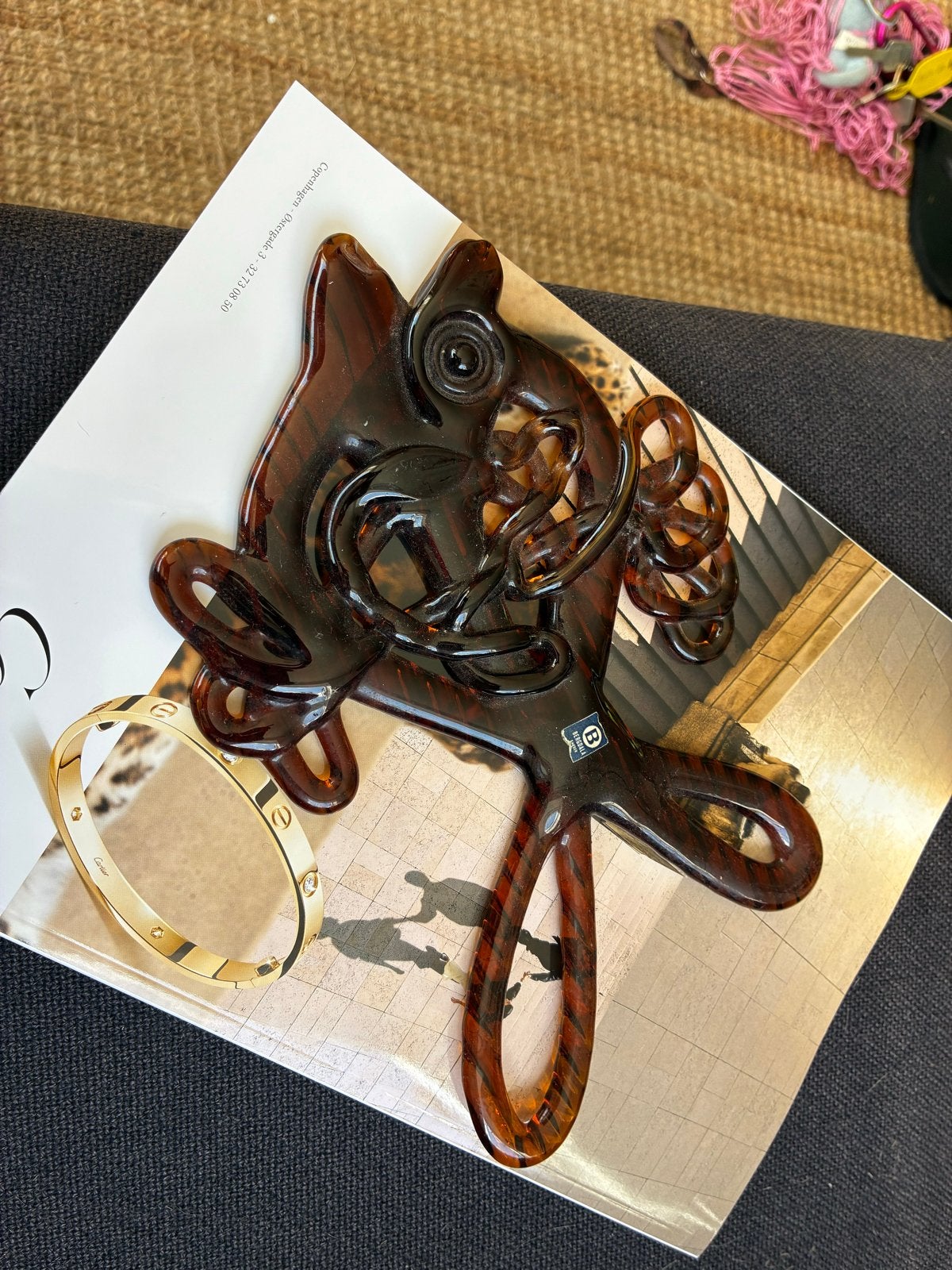 Vintage Zweedse raamhanger van glas - Bergsgala, Antiek en Kunst, Antiek | Glas en Kristal, Ophalen