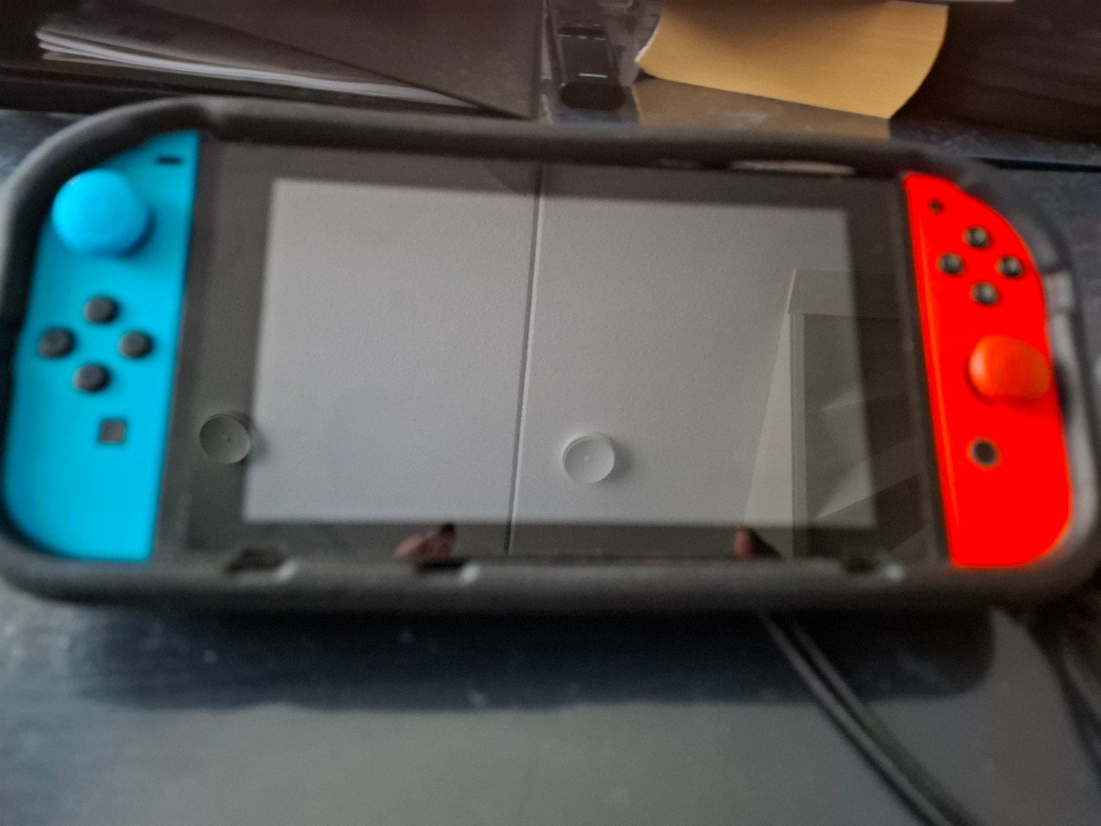 Nintendo Switch met veel accessoires. lees advertentie!, Ophalen, Gebruikt, Met 2 controllers, Switch Original