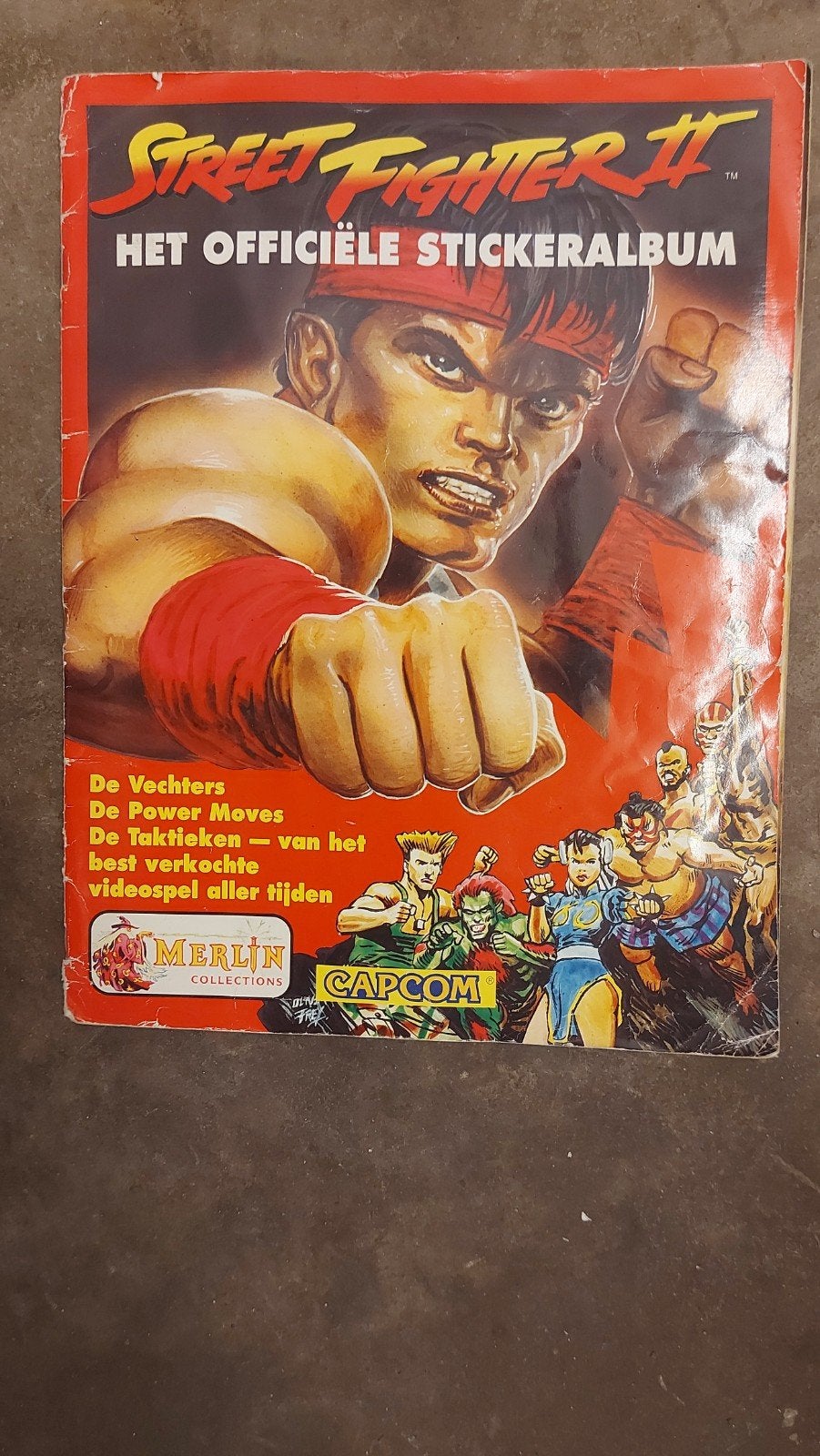 Street Fighter II Officieel Stickerboek - Merlin Collections, Ophalen of Verzenden, Gebruikt, Overige typen