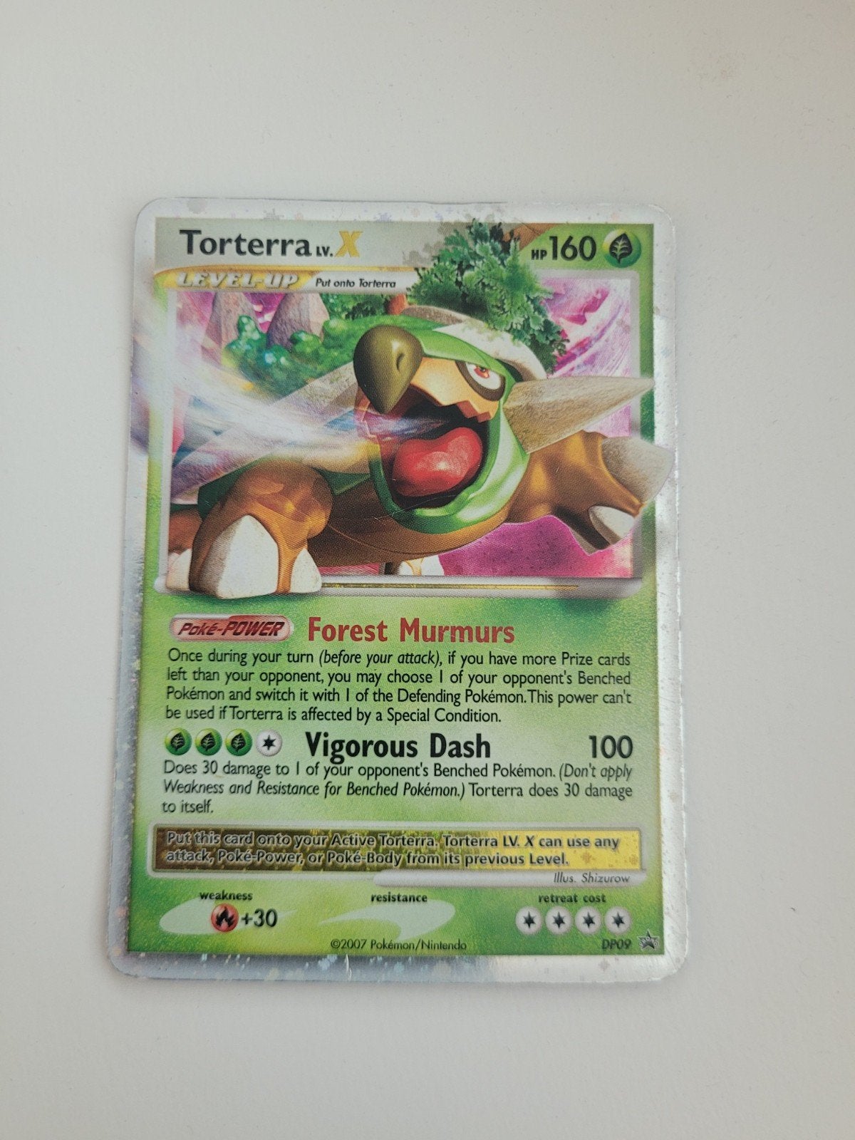 Torterra LV.X Pokémon Kaart, Ophalen, Losse kaart