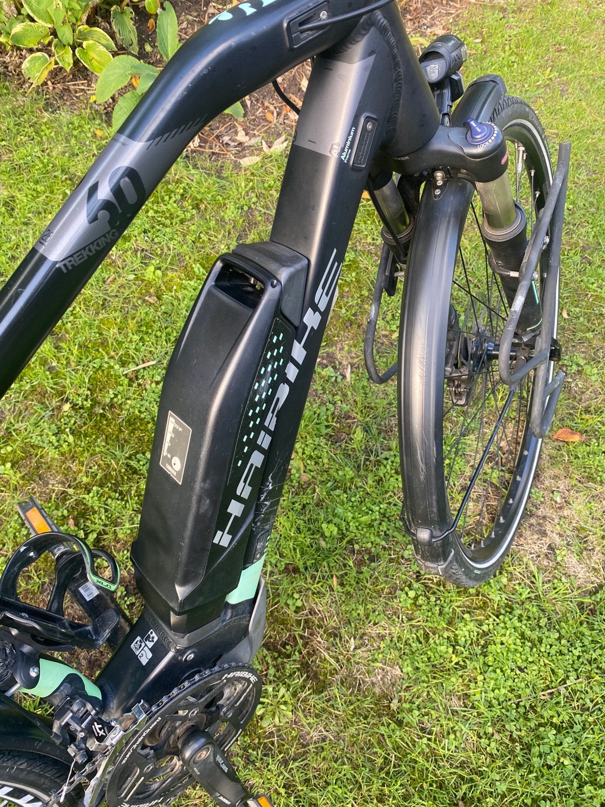 Haibike Sduro60 elektische trekkingfiets, 28 inch, Gebruikt, Vering, 15 tot 20 versnellingen