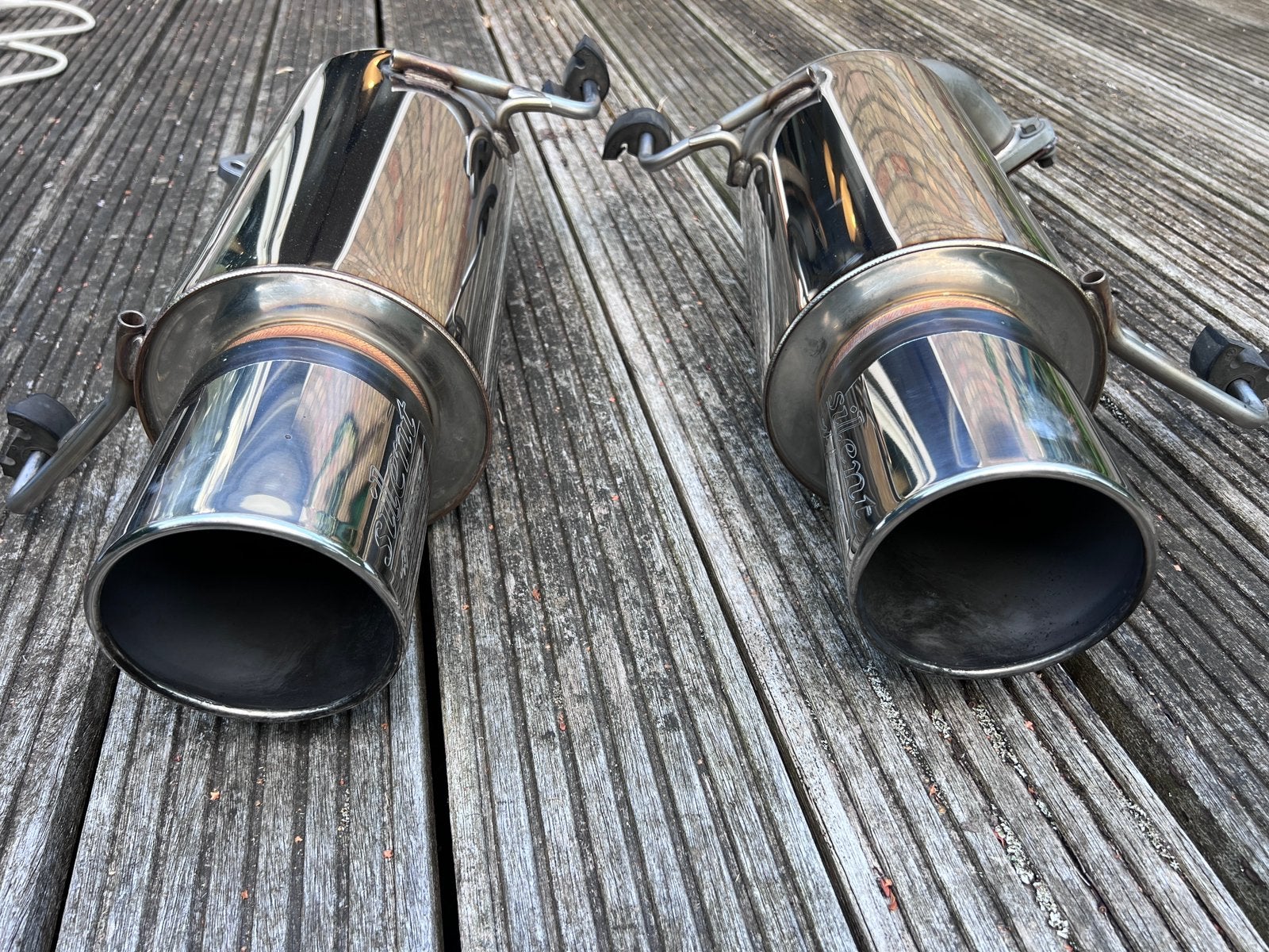 HKS Silent Hi Power Twin Exhaust Muffler Subaru Legacy, Ophalen of Verzenden, Subaru