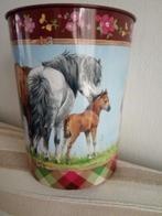Paarden Prullenbak, Gebruikt, 40 liter of meer, Ophalen of Verzenden, Metaal