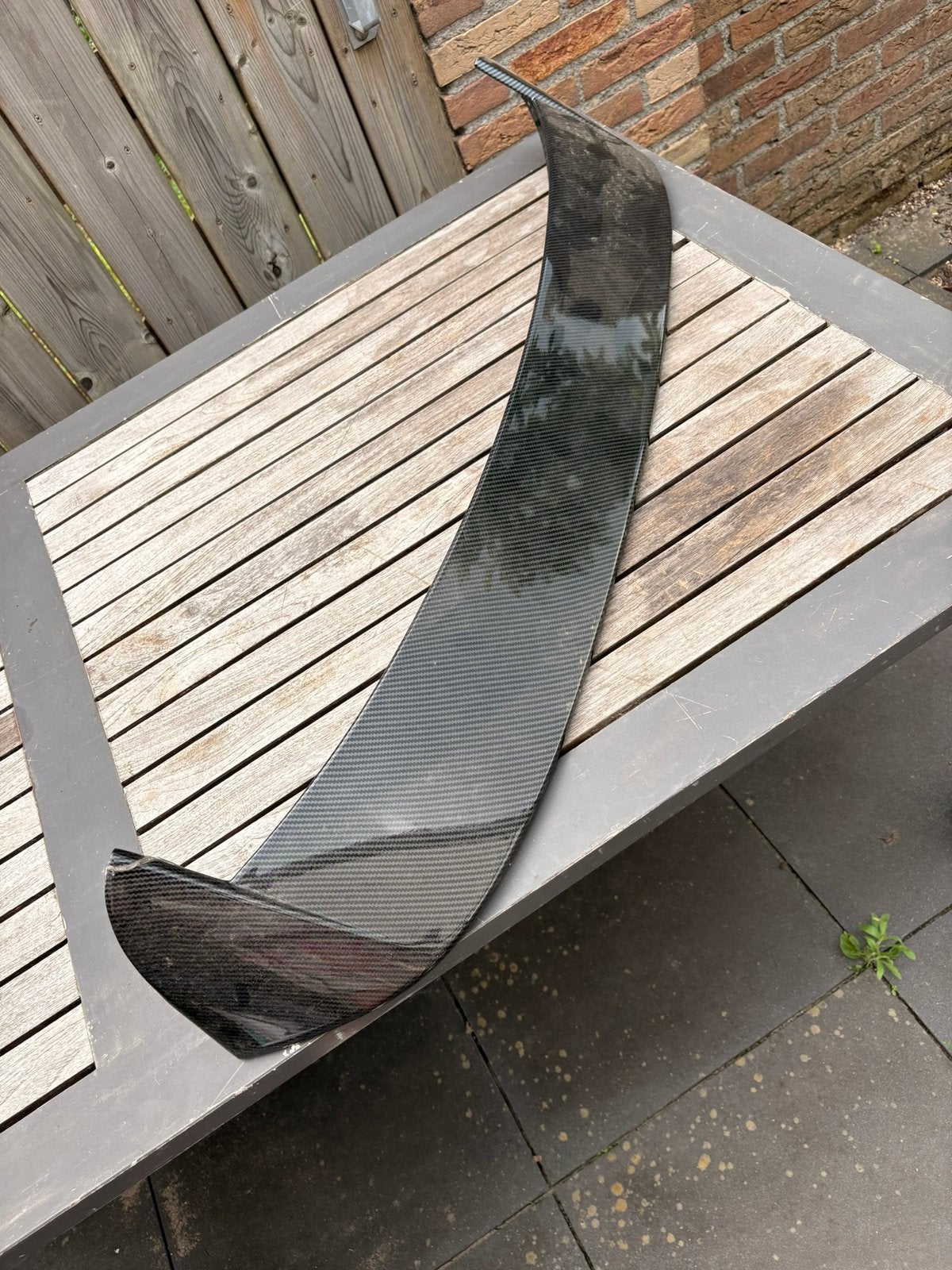 Carbon look achterspoiler Seat Leon 5F (2012-2019), Ophalen, Zo goed als nieuw