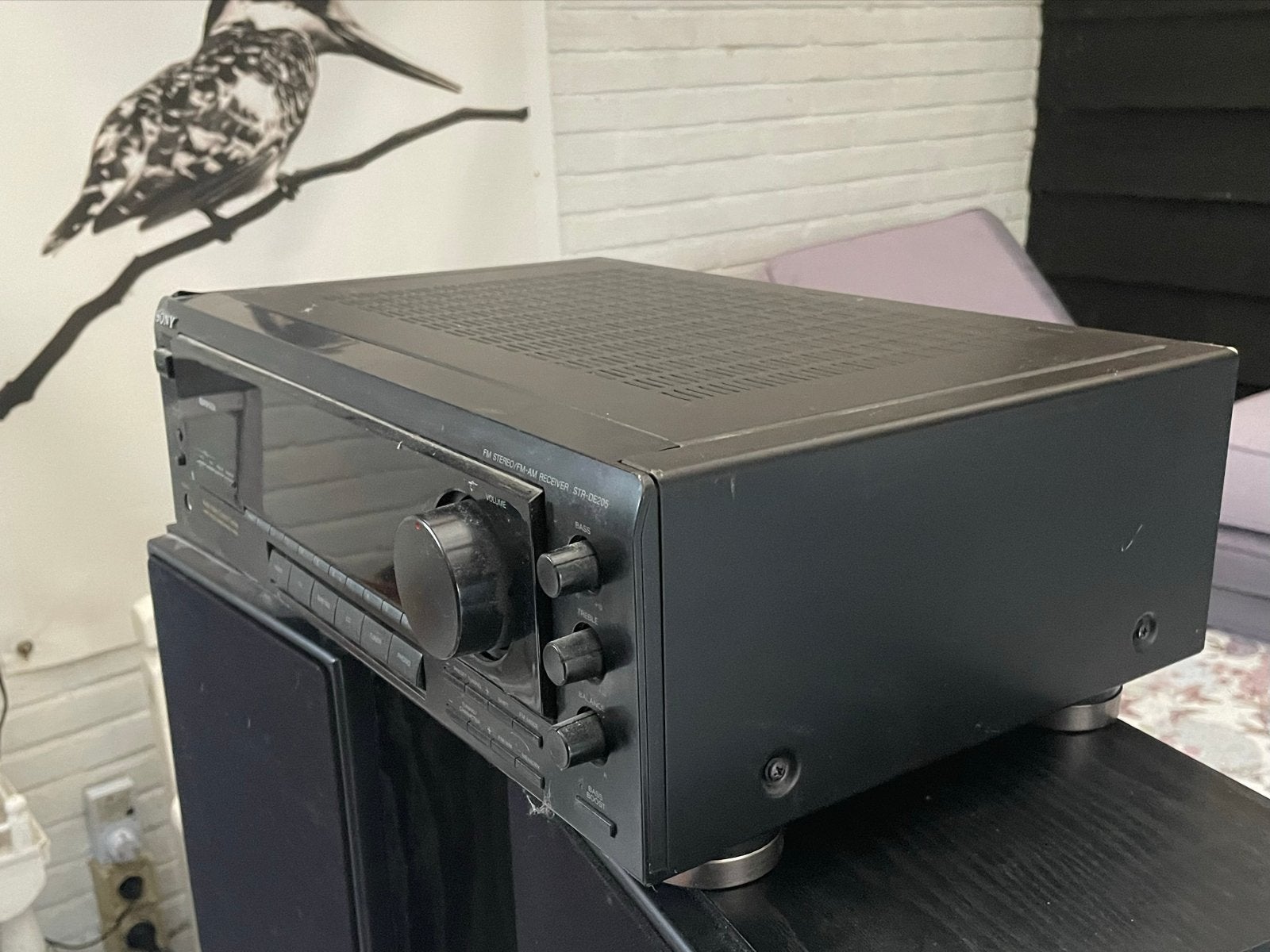 Sony STR-DE205 FM Stereo/FM-AM Receiver - Goede Staat, Gebruikt, Ophalen of Verzenden, 60 tot 120 watt, Sony