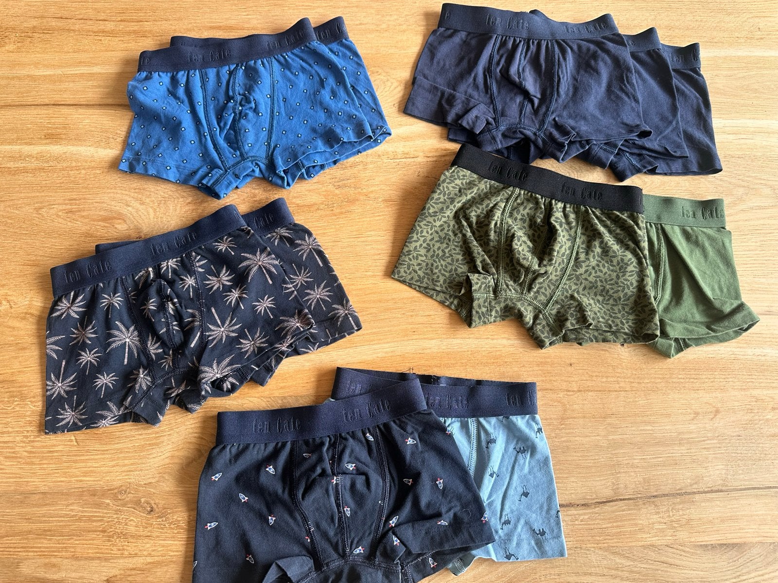Ten Cate boxershorts maat 110/116 - 11 stuks, Ophalen of Verzenden, Gebruikt, Jongen