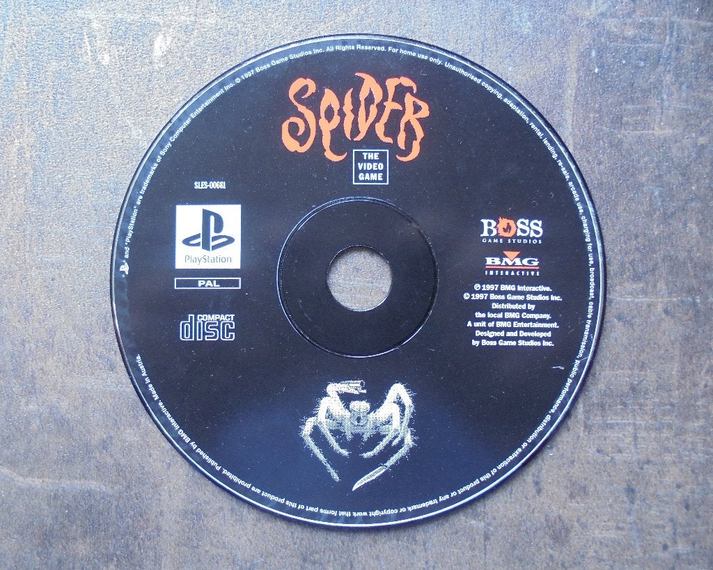 Spider voor PS1 (zie foto's), Spelcomputers en Games, Games | Sony PlayStation 1, Avontuur en Actie, Gebruikt, 1 speler, Ophalen of Verzenden