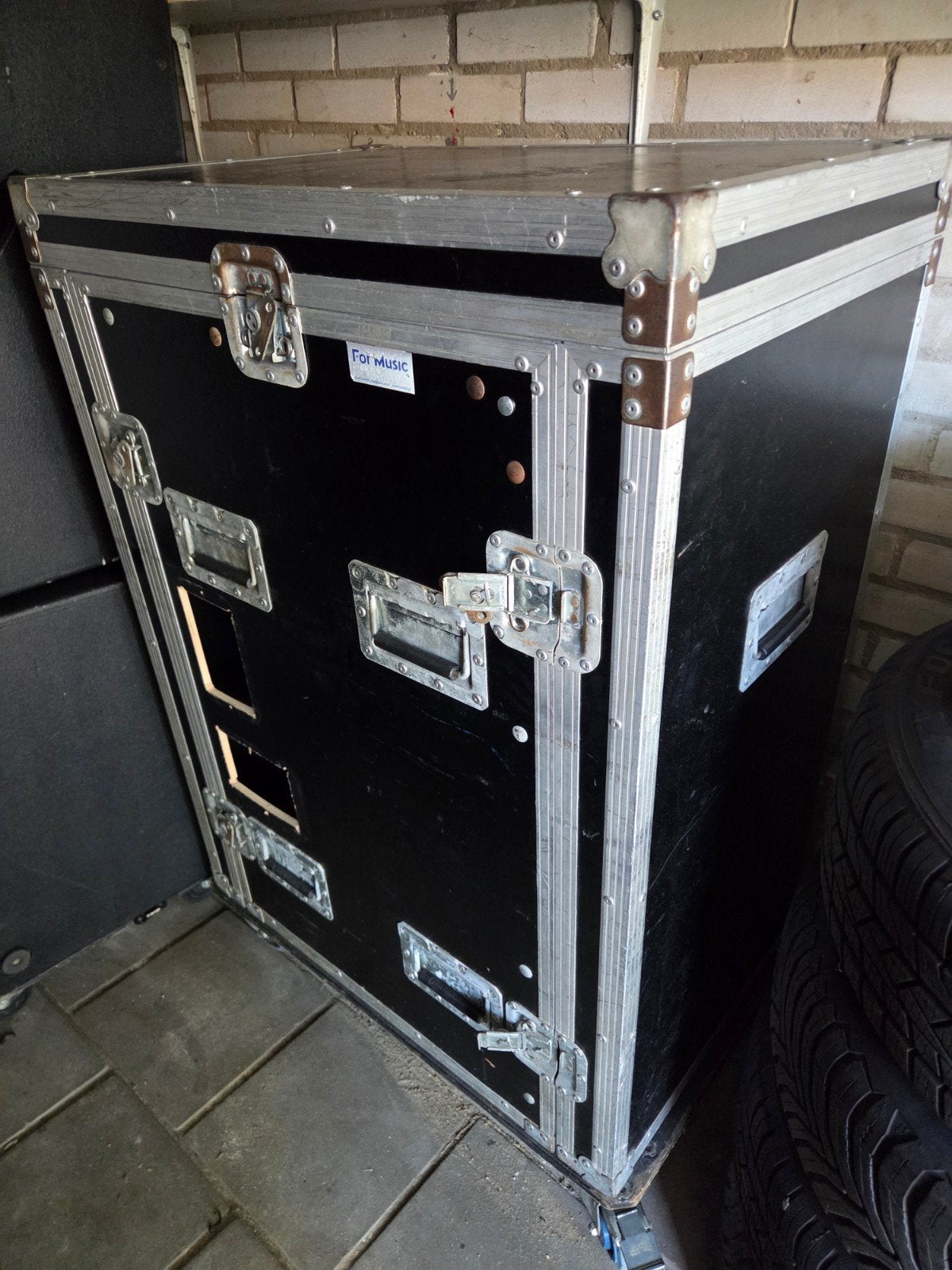 Flightcase  tape rack, Ophalen of Verzenden, Gebruikt, Overige instrumenten, Flightcase