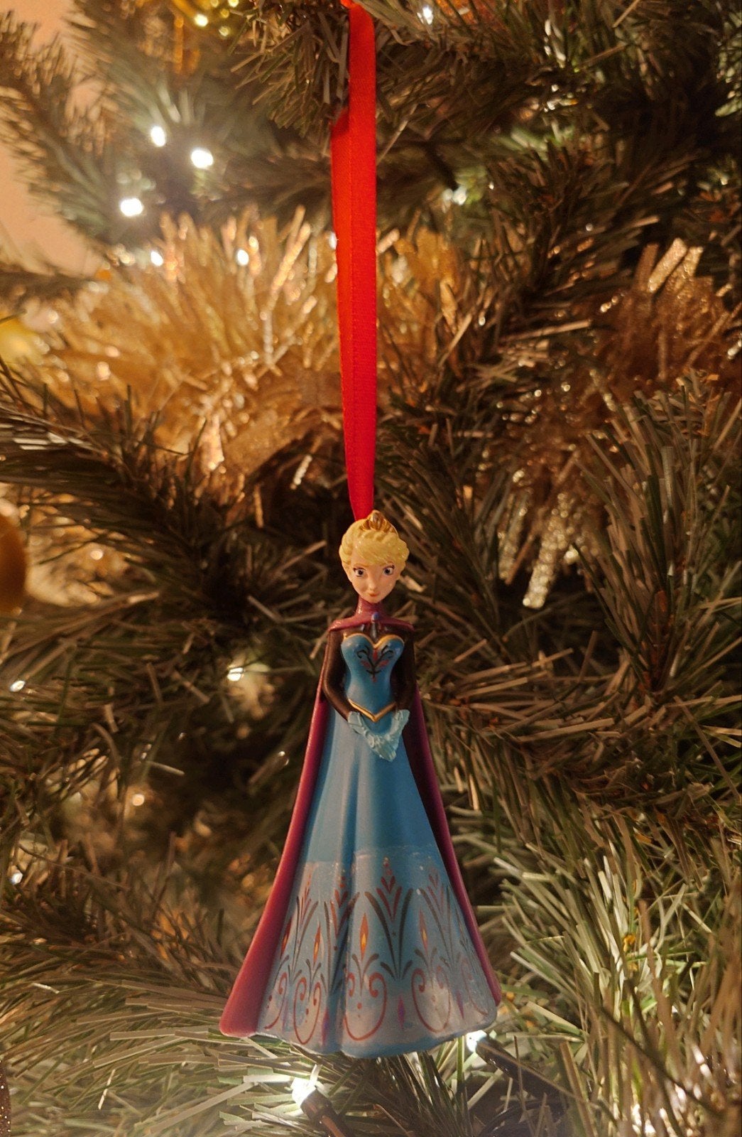 Disney Frozen Elsa Elza kerst ornament hanger kerstbal, Ophalen of Verzenden, Zo goed als nieuw