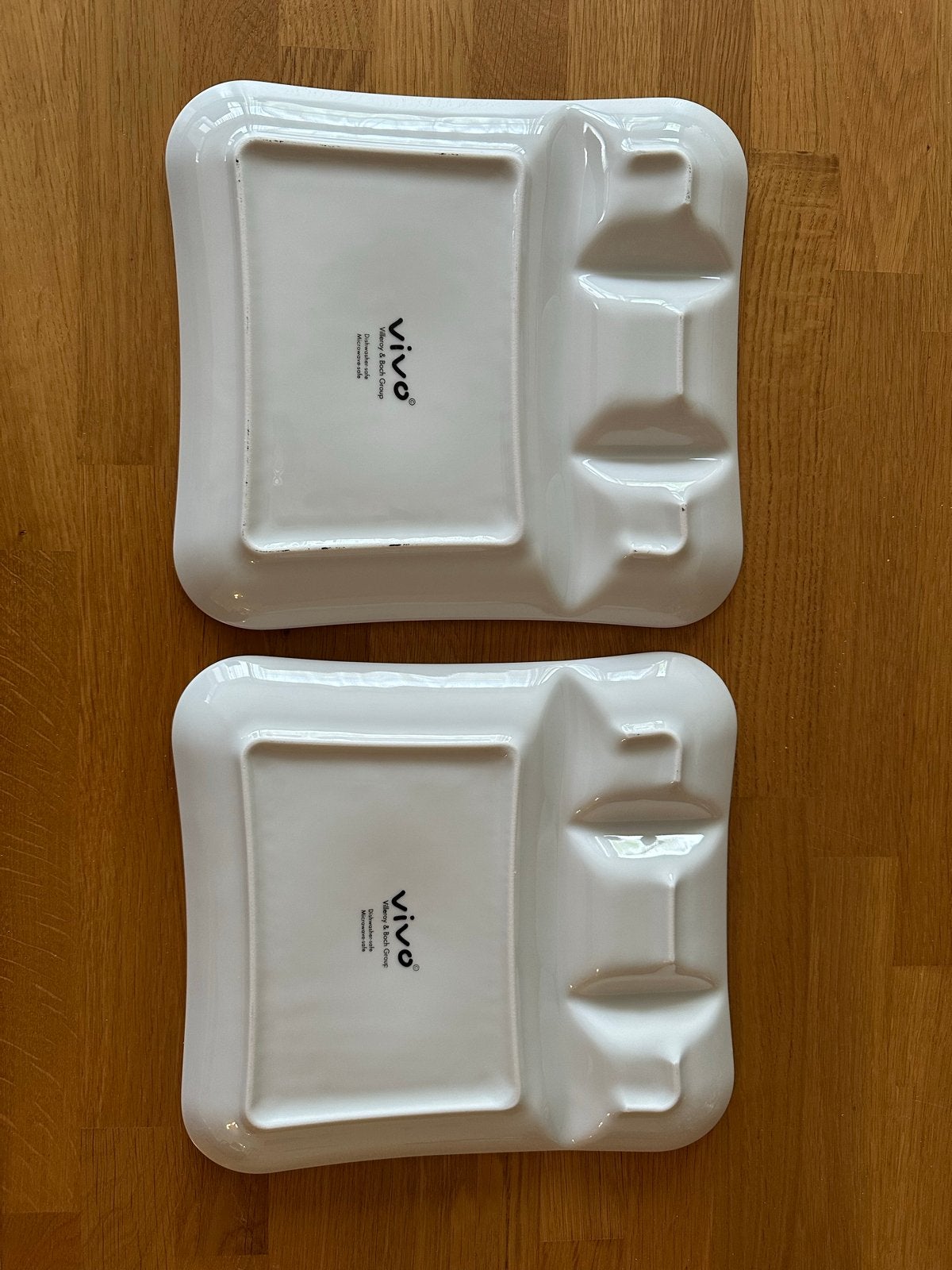 2 Vivo Gourmet borden - Zo goed als nieuw, Witgoed en Apparatuur, Ophalen, Zo goed als nieuw, Minder dan 4 personen