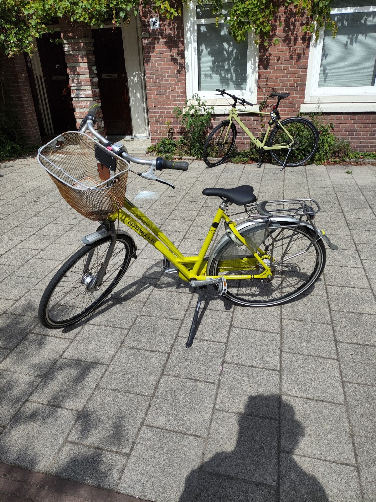 Gazelle Chamonix damesfiets - Geel, Fietsen en Brommers, Fietsen | Dames | Damesfietsen, Ophalen, Gebruikt, Versnellingen, 56 cm of meer