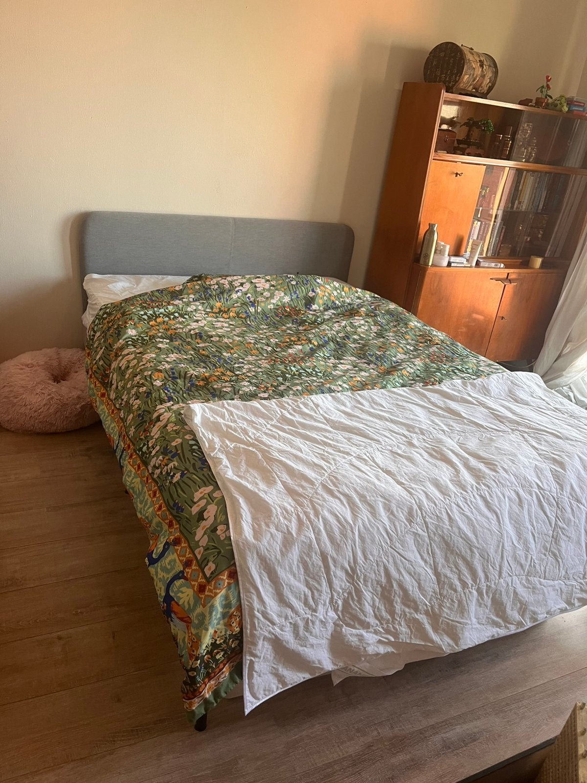 Ikea slattum bedframe 140x200cm, Ophalen, Gebruikt, Twijfelaar