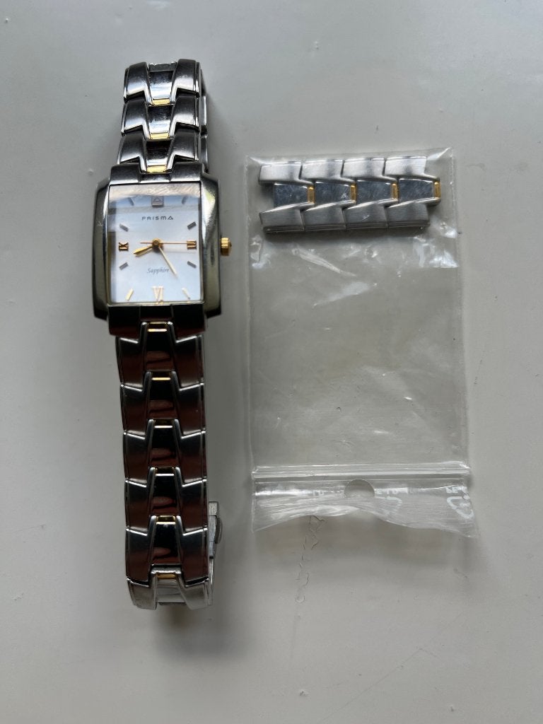 Dameshorloge Prisma, Sieraden, Tassen en Uiterlijk, Horloges | Dames, Overige merken, Staal, Staal, Polshorloge