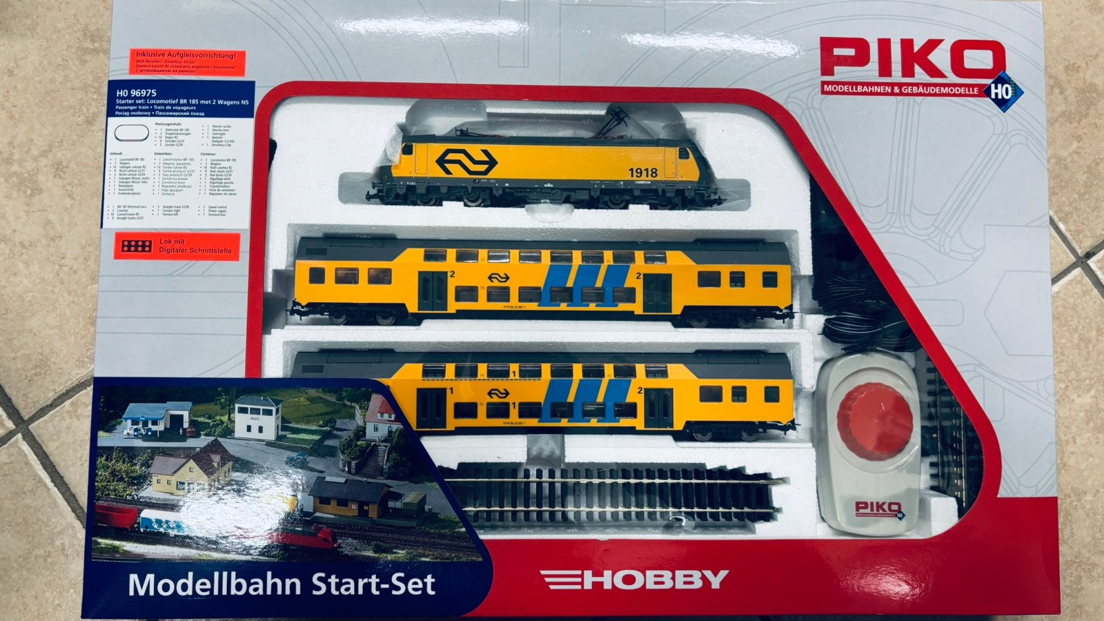 Piko h0 starterset, Hobby en Vrije tijd, Modeltreinen | H0, Treinset, Gelijkstroom, Piko, Ophalen of Verzenden