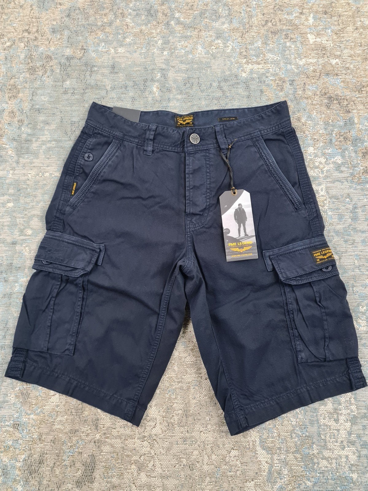 PME Cargo Dobby Short W29 NIEUW Bronno2932 Bronno2934 Blauw, Kleding | Heren, Spijkerbroeken en Jeans, New Yorkstraat 50, 1175 RD Lijnden