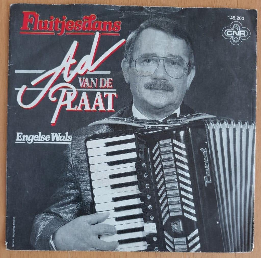 Ad Van De Plaat - Fluitjesdans, Fotohoes, 7 inch, Ophalen of Verzenden, Zo goed als nieuw