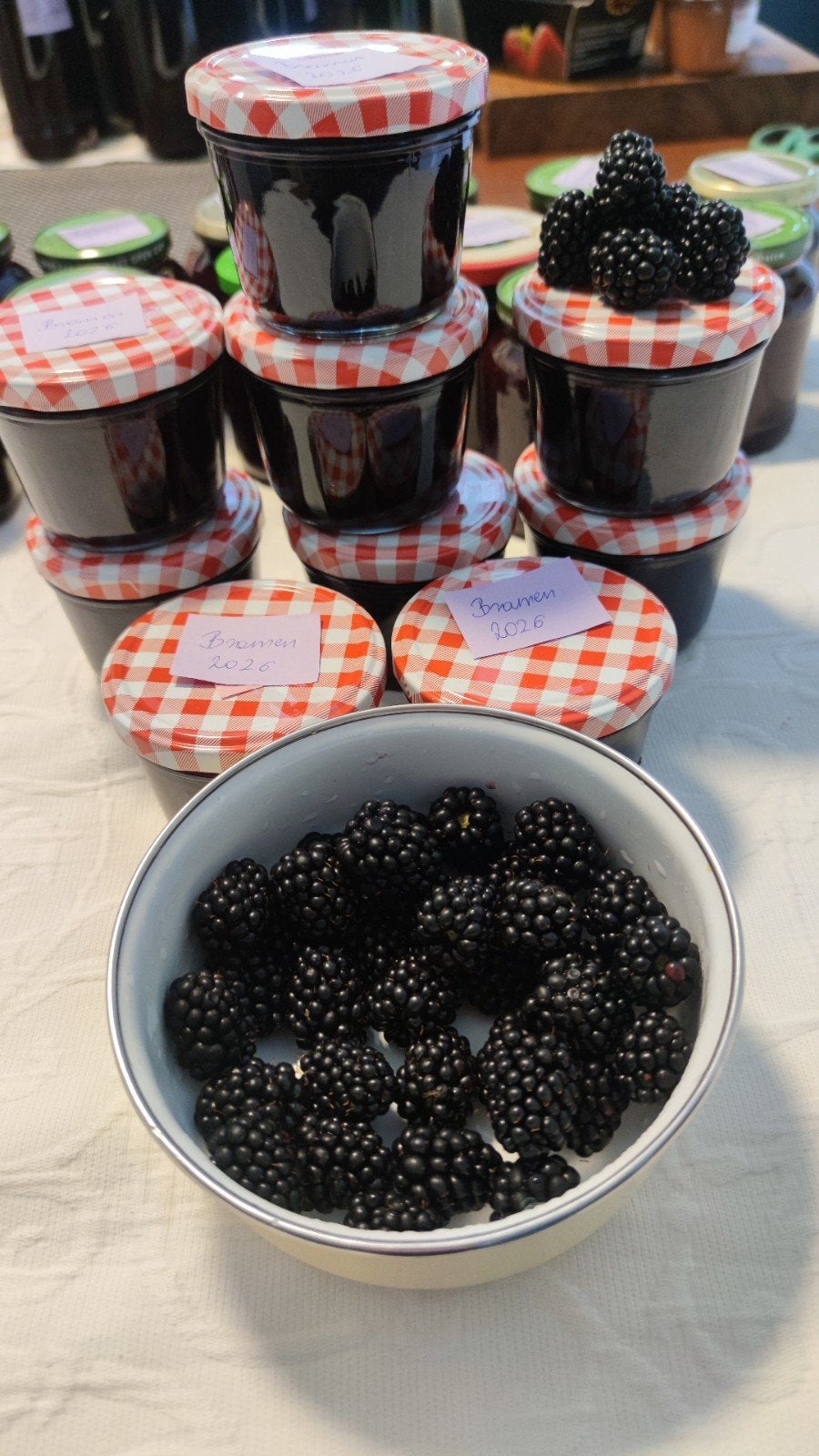 Biologisch Bramen jam 230ML. ZONDER PITJES, Ophalen of Verzenden