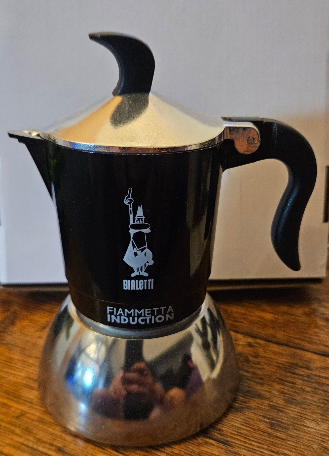 Bialetti Fiammetta Induction Moka Pot 2 kops, Overige modellen, Gemalen koffie, Ophalen of Verzenden, Zo goed als nieuw
